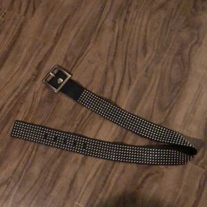 Black Leather Belt